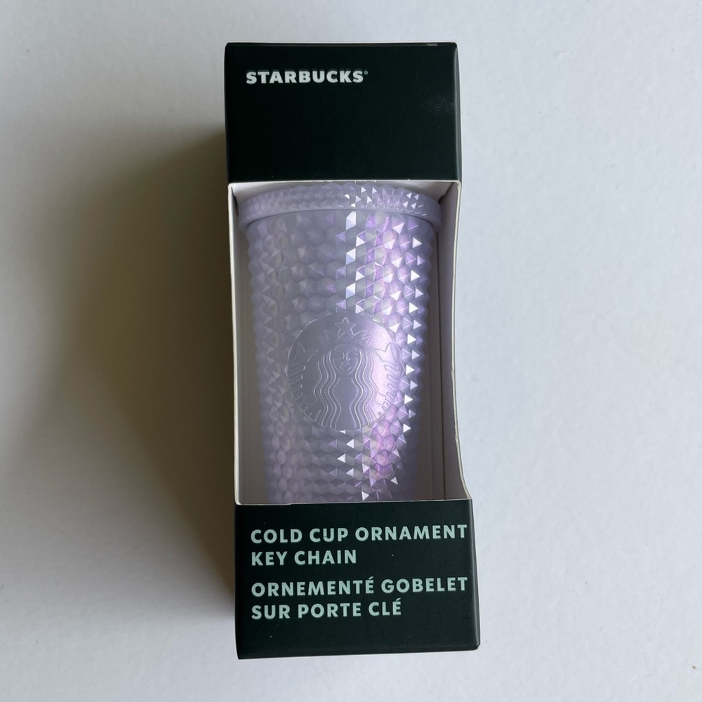 Starbucks Stud Cold Cup Ornament Key Chain